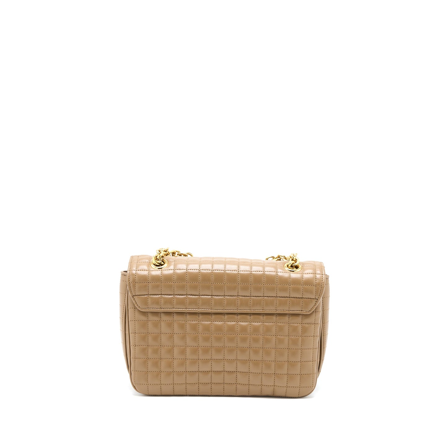 Celine C Purse Calfskin Light Camel