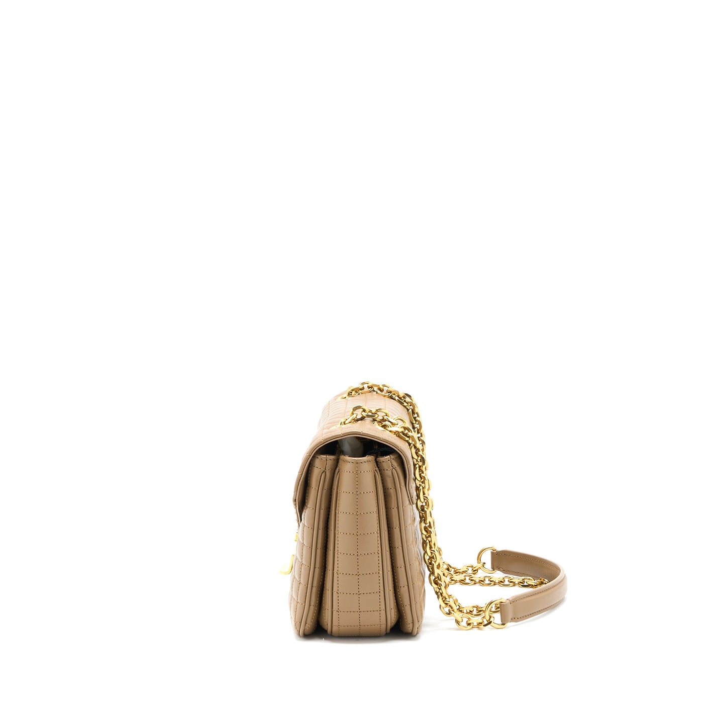 Celine C Purse Calfskin Light Camel
