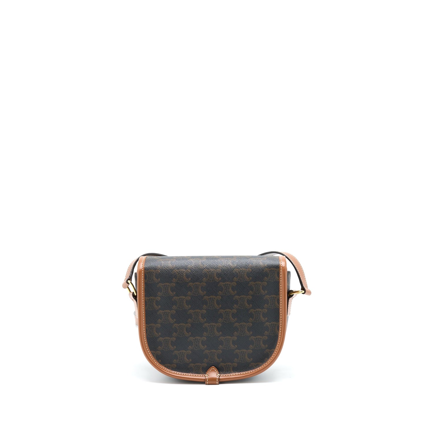 Celine Folco Medium Triomphe Canvas Purse