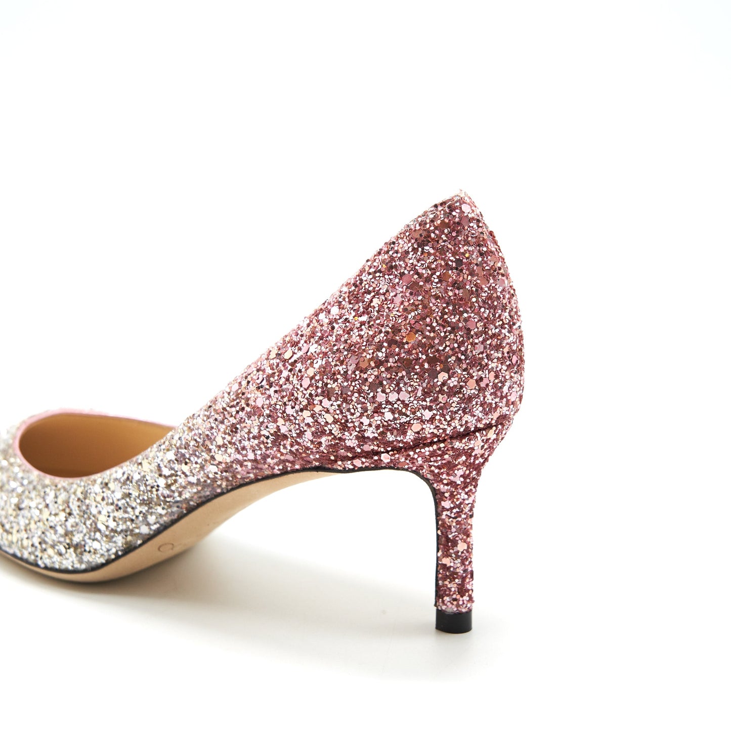 Jimmy Choo Romy 60 Platinum/ Flamingo Size34