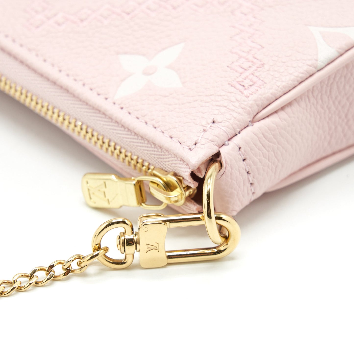 Louis Vuitton Mini Pochette Monogram Empreinte Pink
