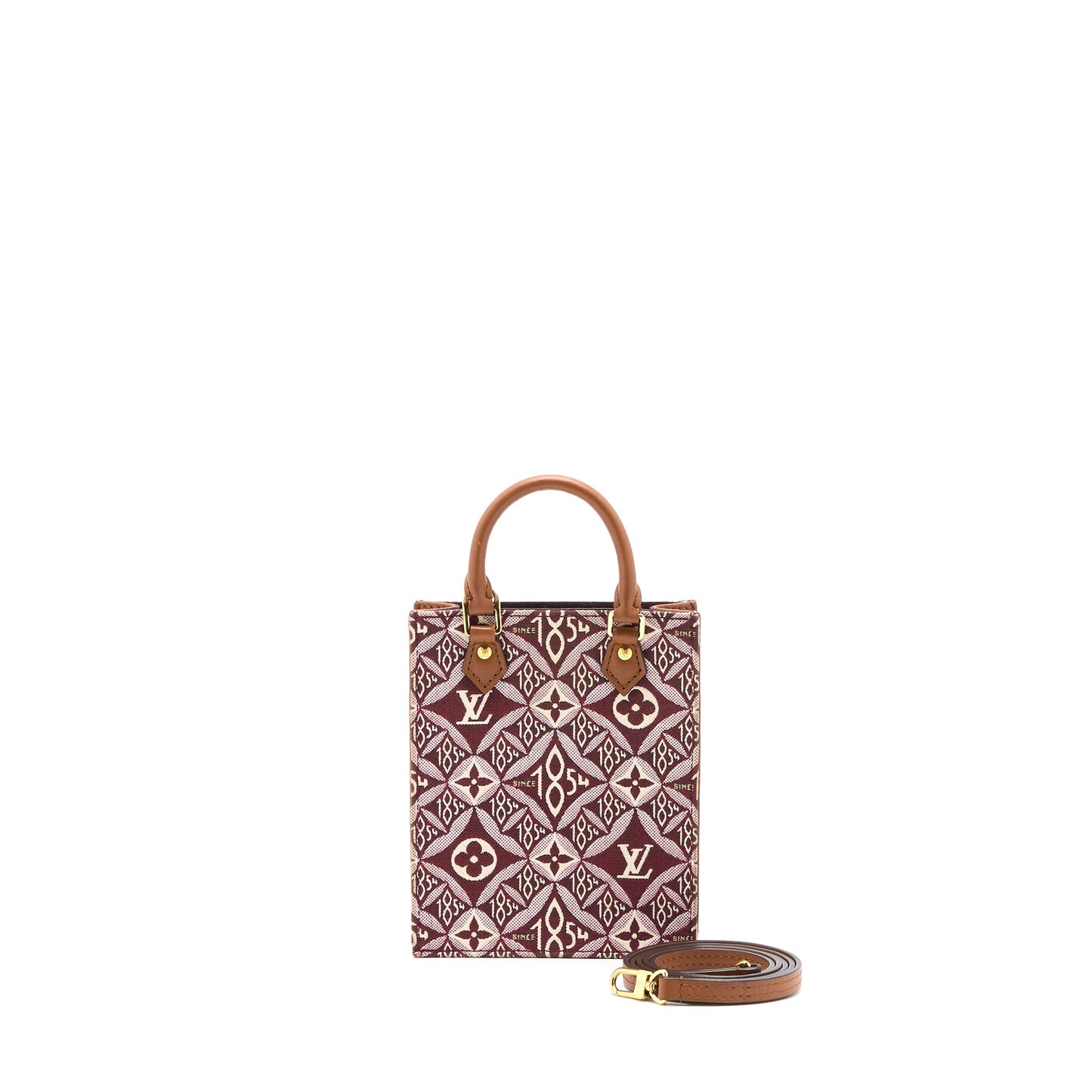 Louis Vuitton Since 1854 Sac Plat Canvas Red Multicolour