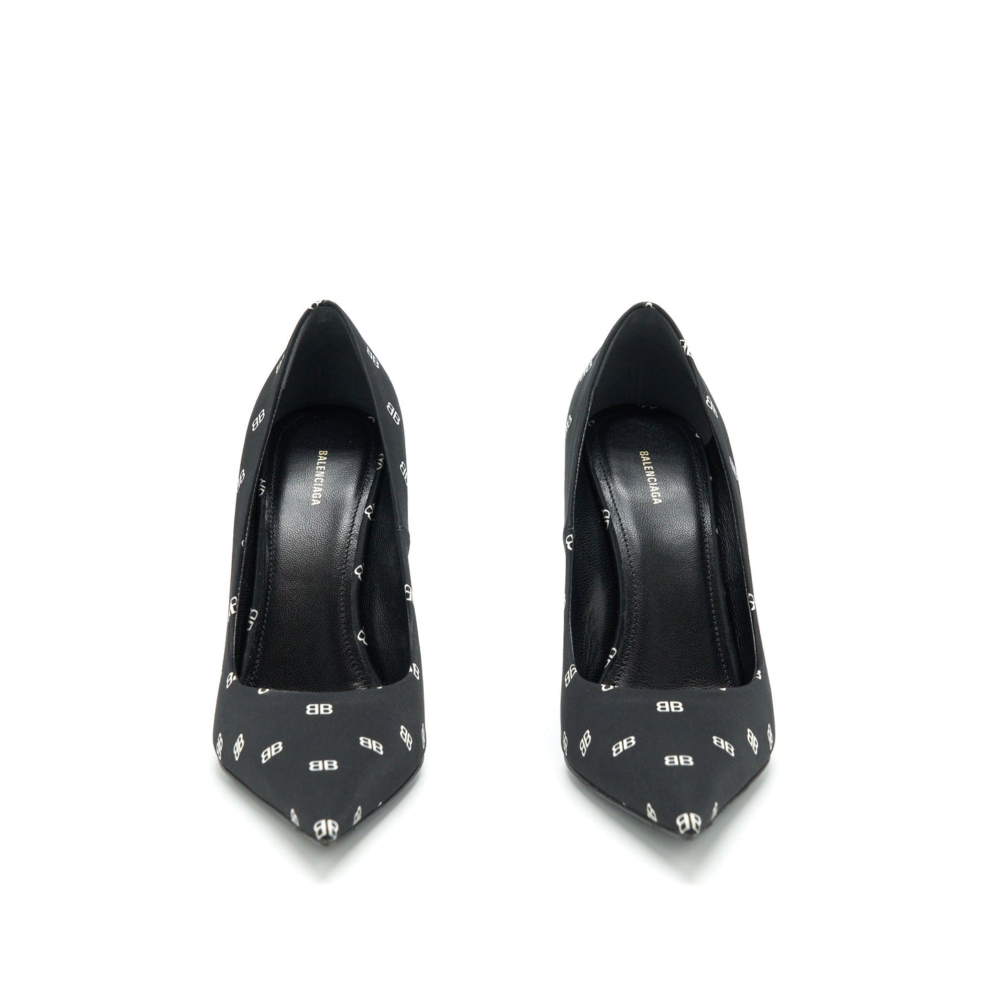 Balenciaga Size 36 Satin Knife Heels Black