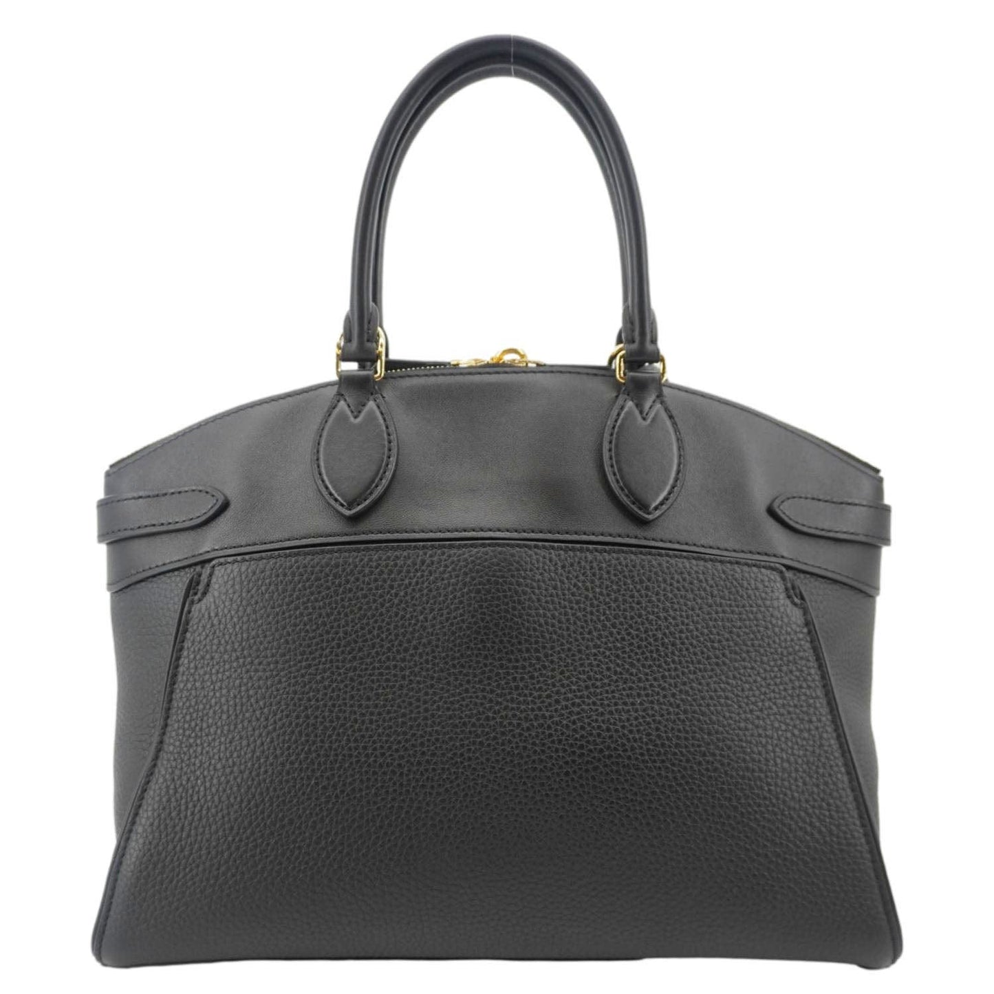 LOUIS VUITTON Vendome MM Taurillon Leather Shoulder Bag Black