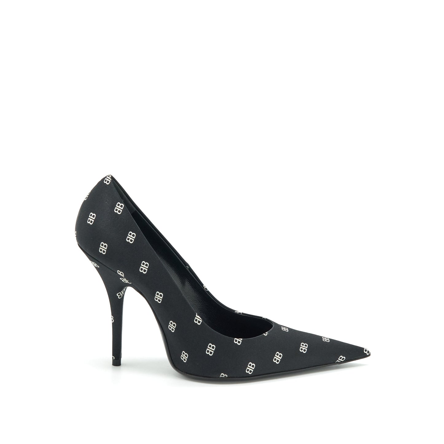 Balenciaga Size 36 Satin Knife Heels Black