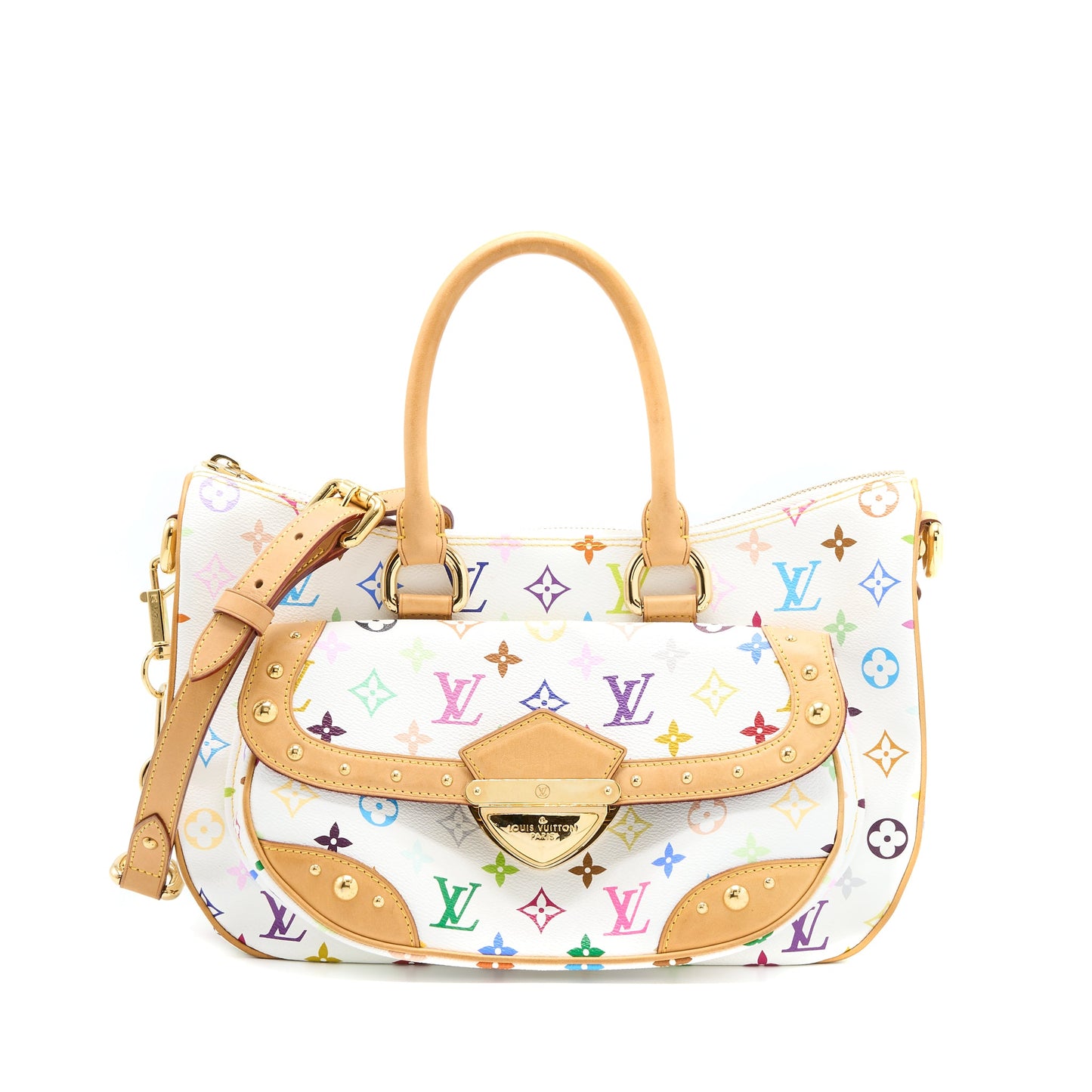 Louis Vuitton Rita Purse White Monogram Multicolour Canvas