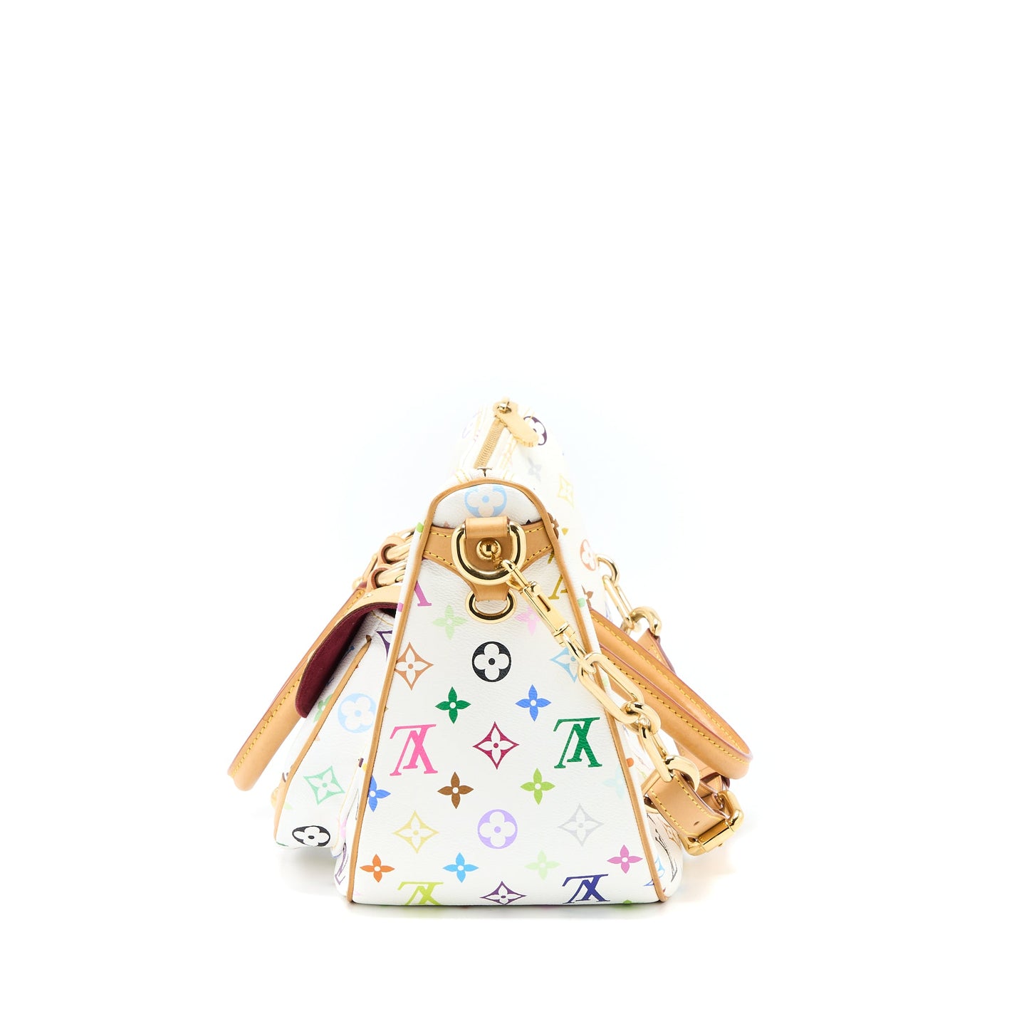 Louis Vuitton Rita Purse White Monogram Multicolour Canvas
