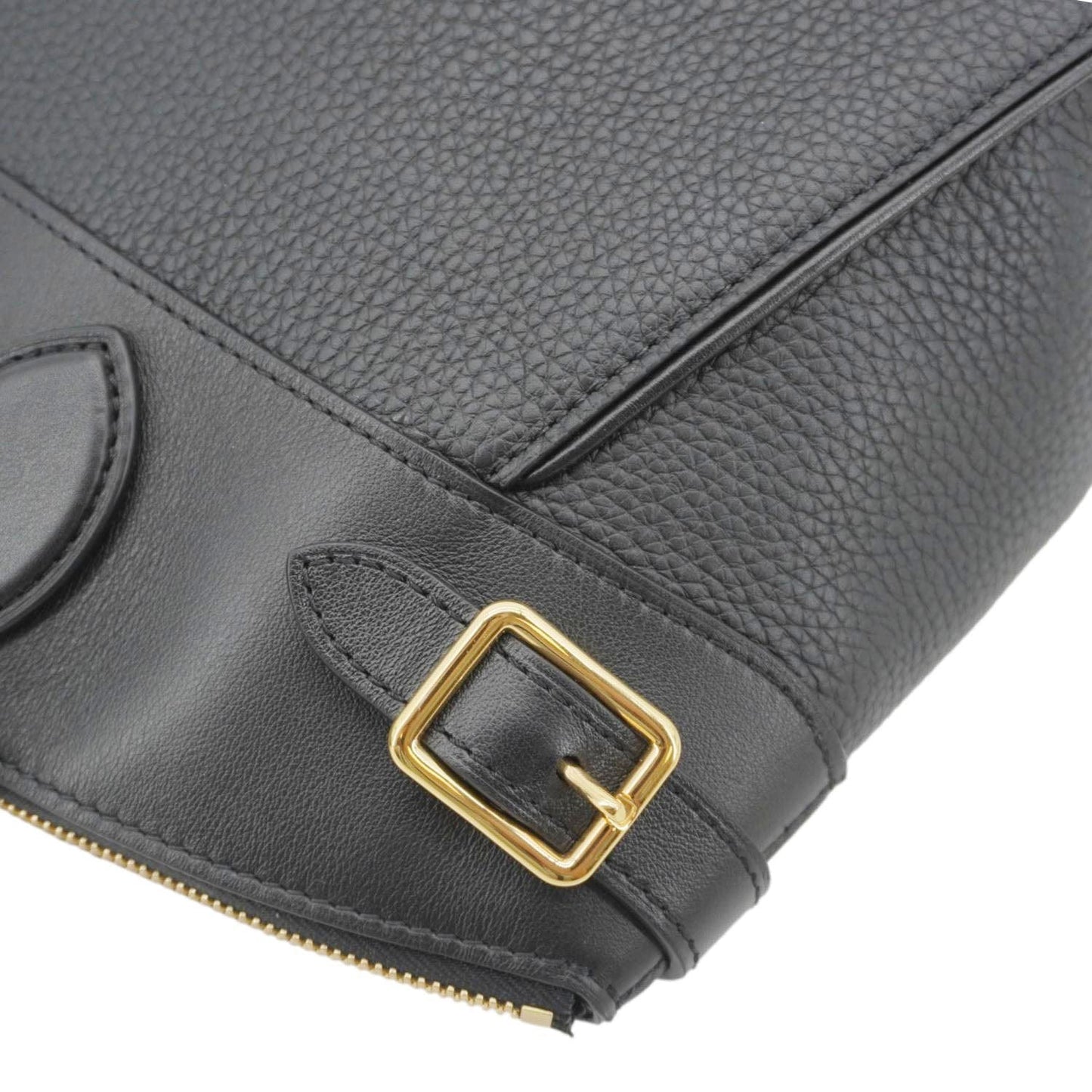 LOUIS VUITTON Vendome MM Taurillon Leather Shoulder Bag Black