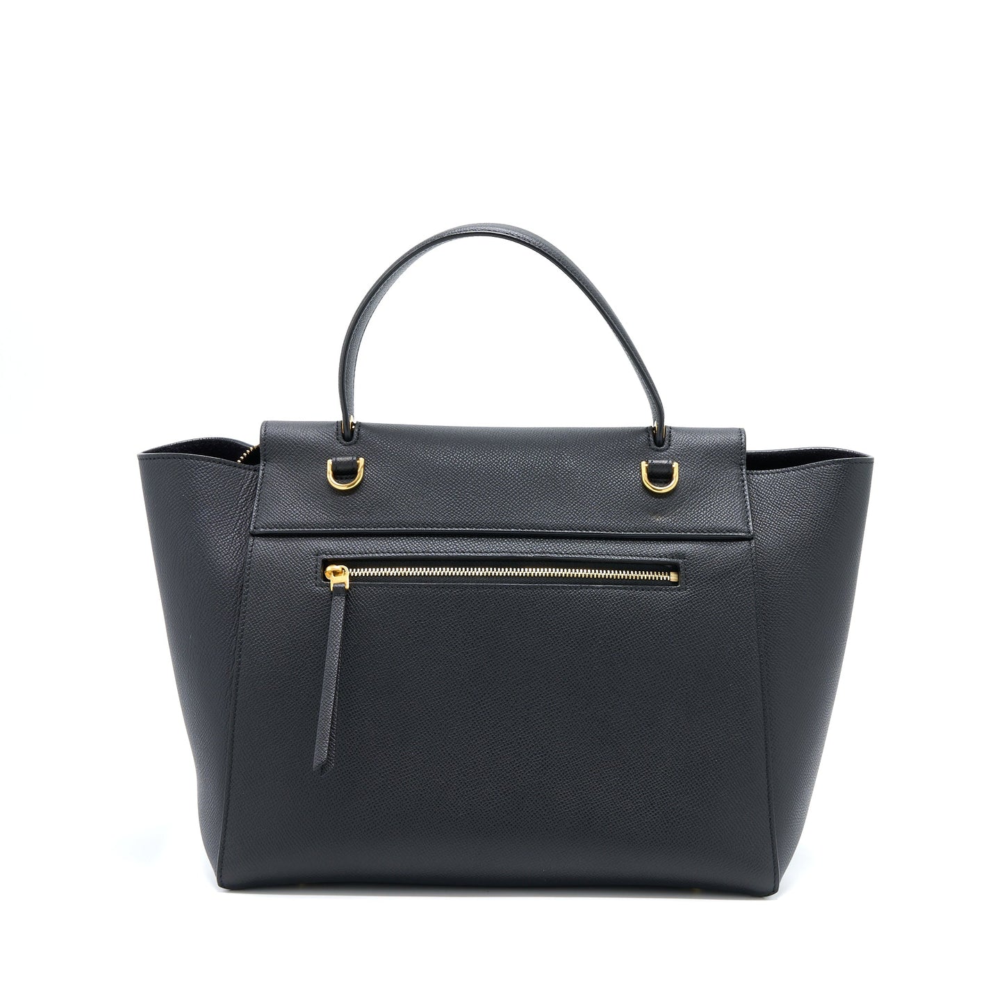 Celine Mini Belt Grained Calfskin Black