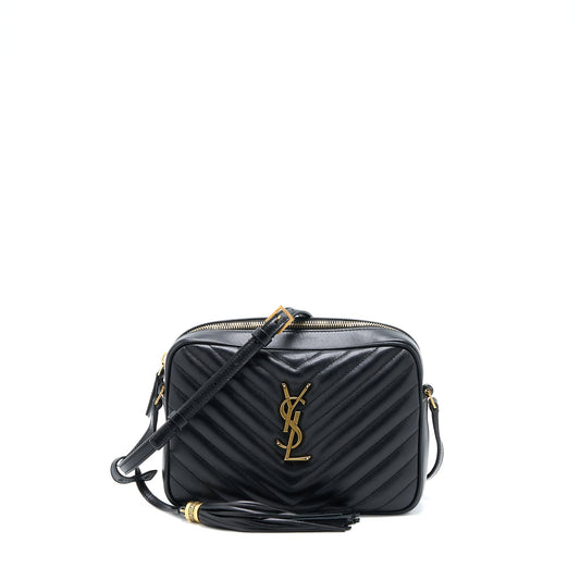 Saint Laurent/ Lou Camera Purse Calfskin Black