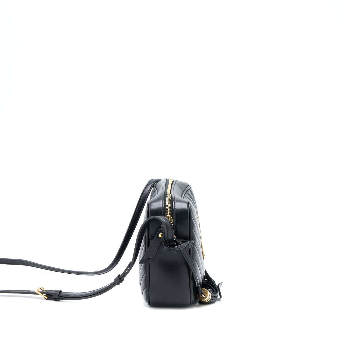 Saint Laurent/ Lou Camera Purse Calfskin Black