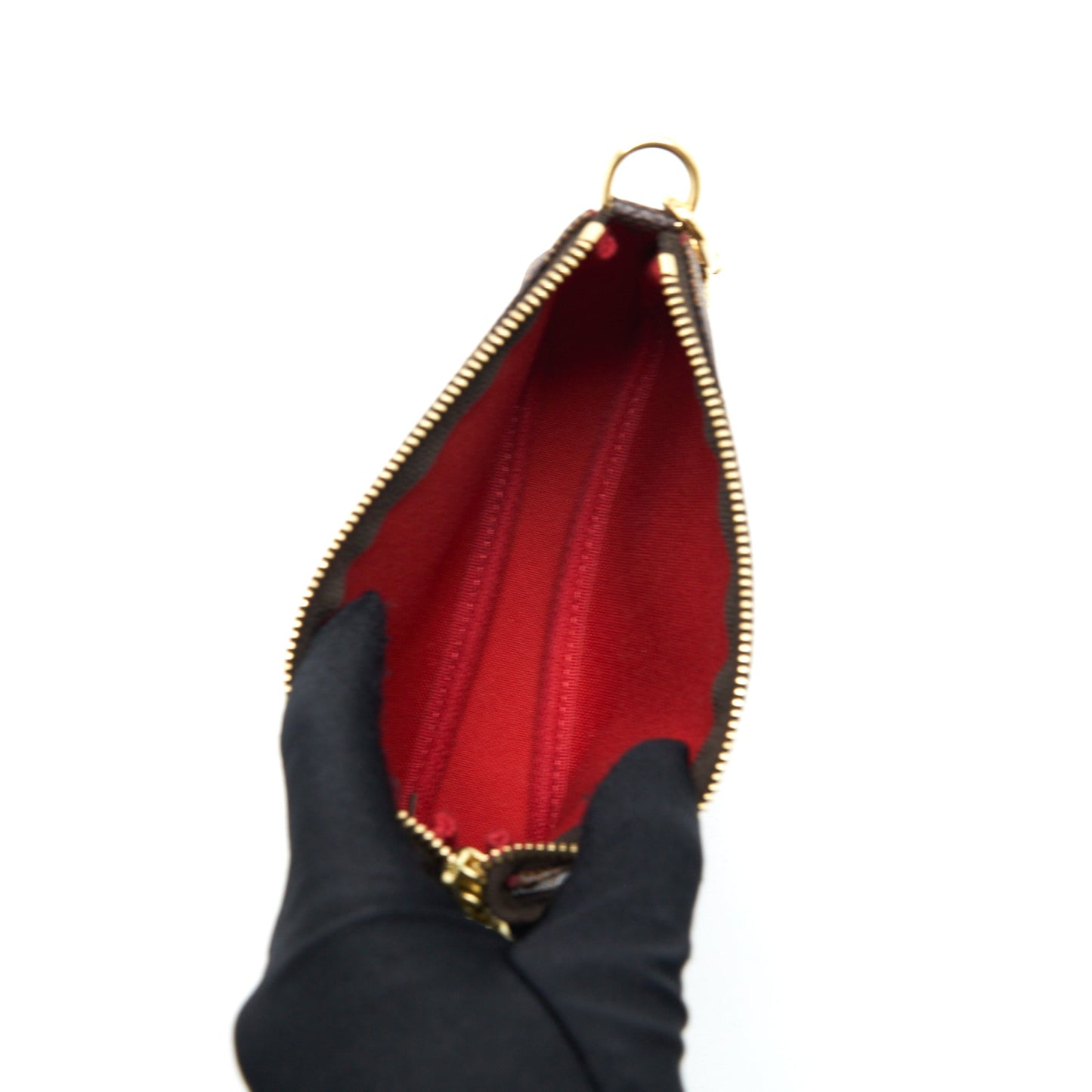 Louis Vuitton Mini Pochette Accessories Damier Ebene Canvas