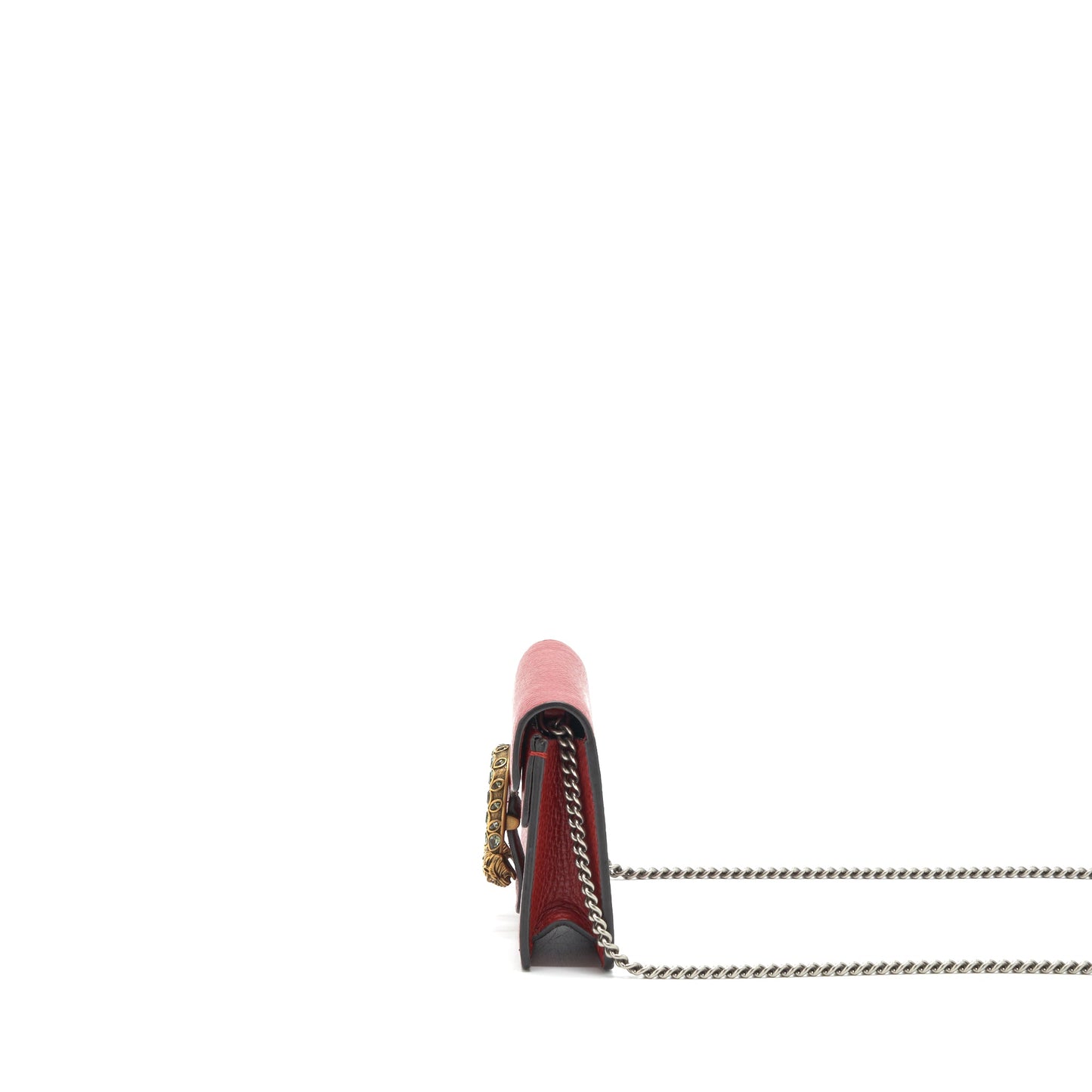 Gucci Dionysus Super Mini Leather Purse Red