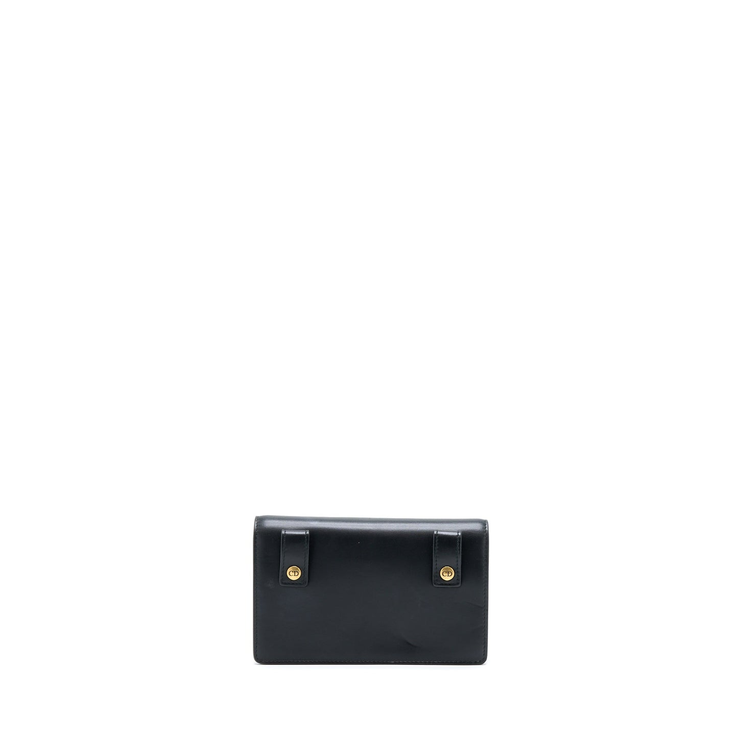 Dior Mini Saddle Belt Purse Calfskin Black