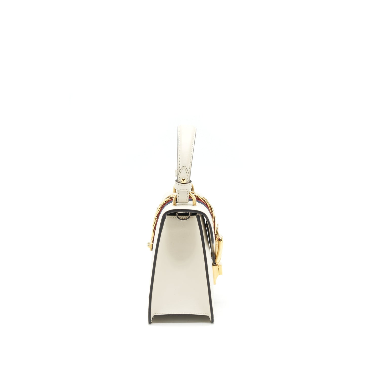 Gucci Mini Top Handle Sylvie Purse White