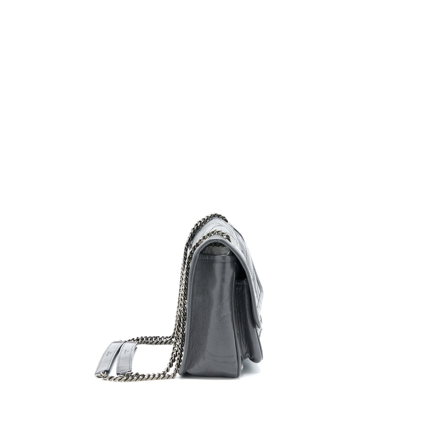 Saint Laurent/ Niki Baby Dark Grey With Grey Hardware