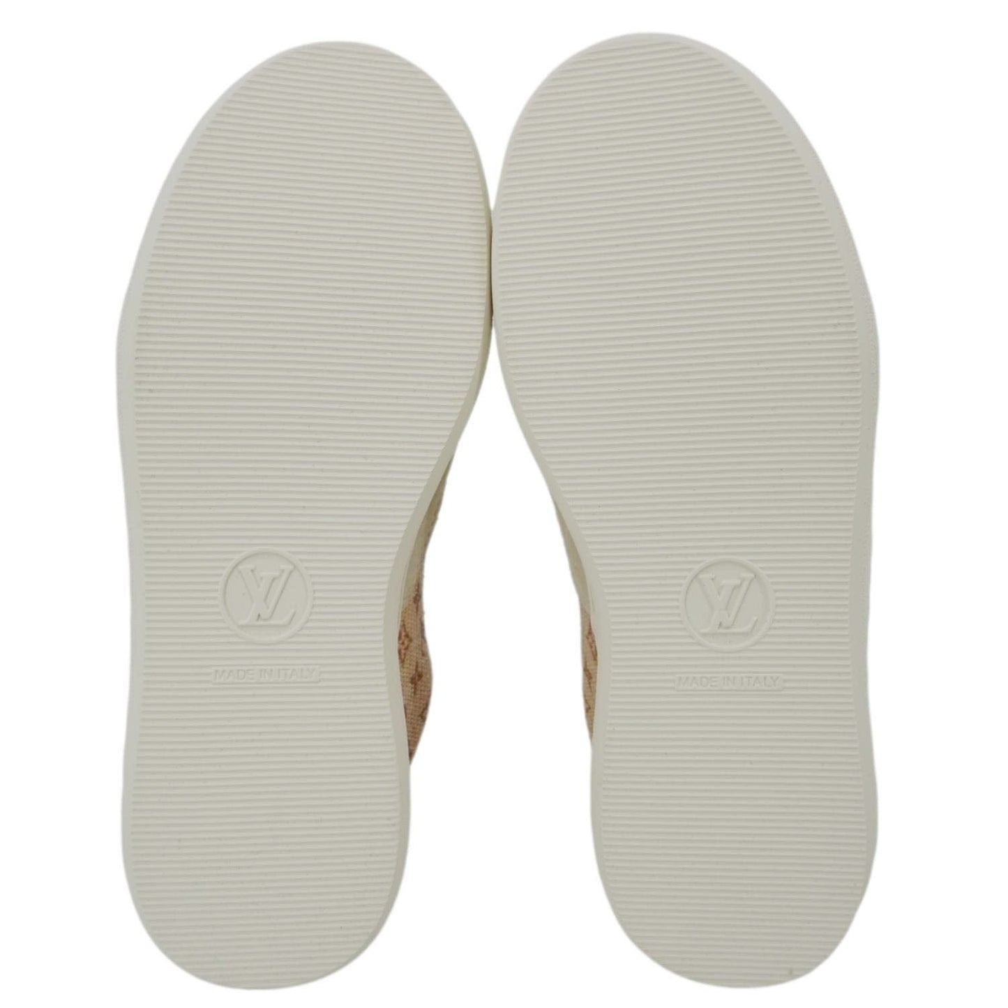 LOUIS VUITTON LV Stadium Monogram raffia Sneaker Natural