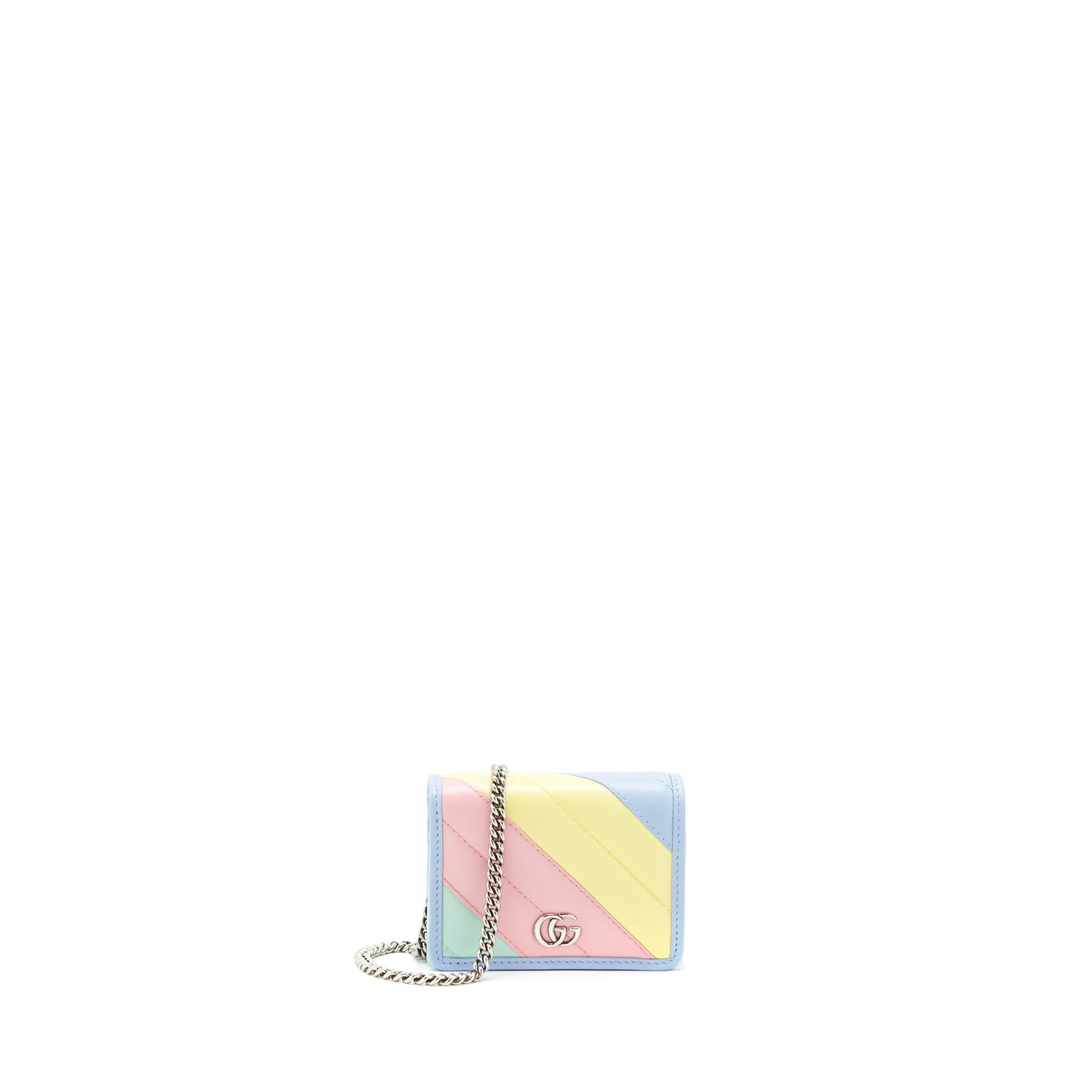 Gucci Pastel Marmont Cardholder on Chain