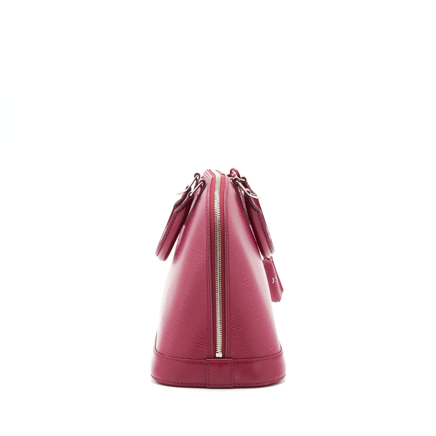 Louis Vuitton Alma Epi Dark Red With initial J.Y On Key Tag