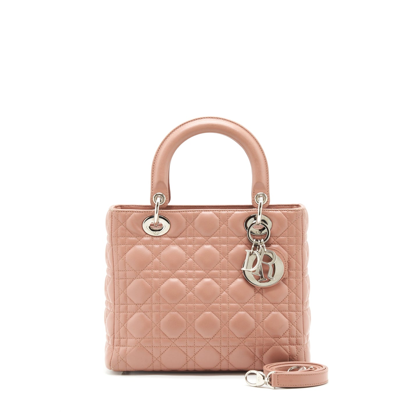 Dior Medium Lady Dior Lambskin Blush