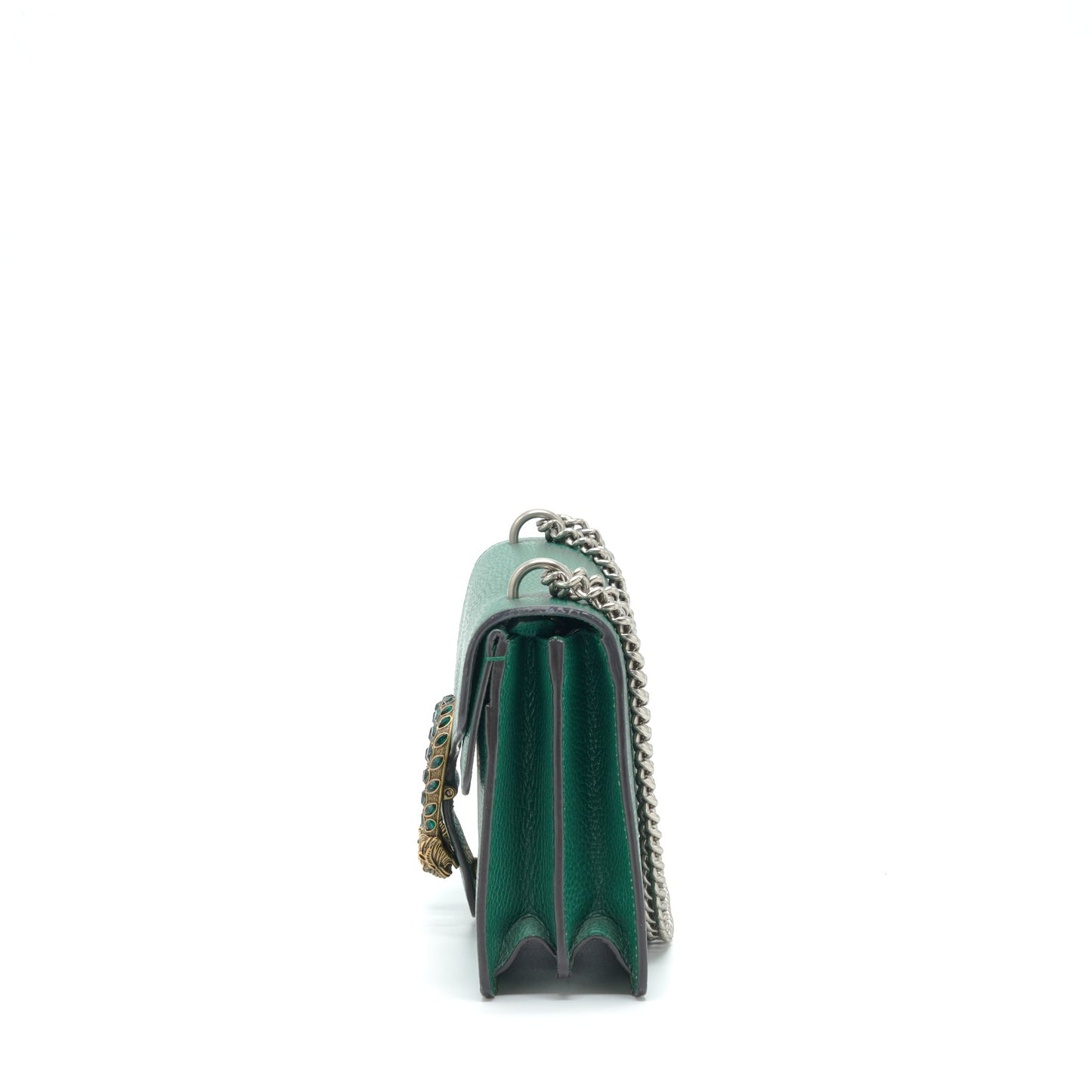 Gucci Dionysus Small Mini Purse Green With Multicolour Hardware