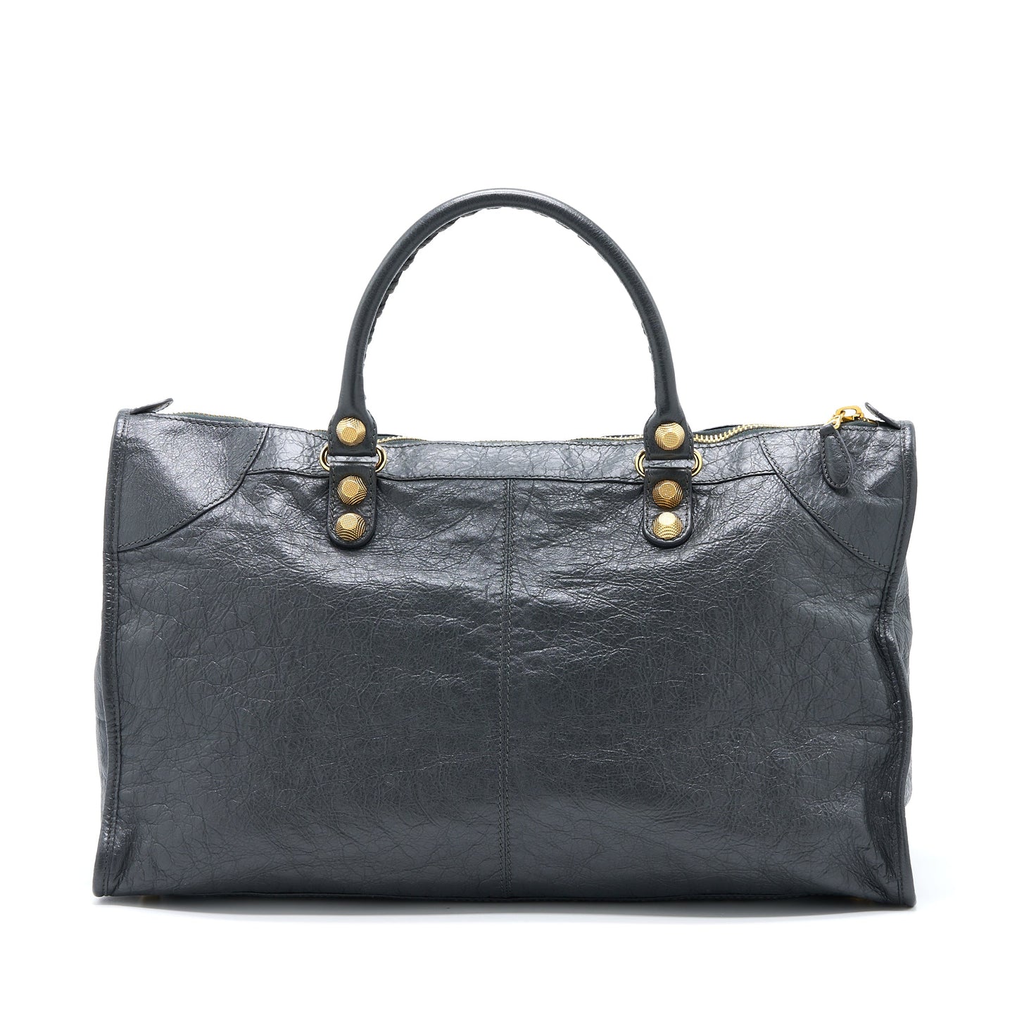Balenciaga Giant 12 Work City Purse Lambskin Gris Fossile