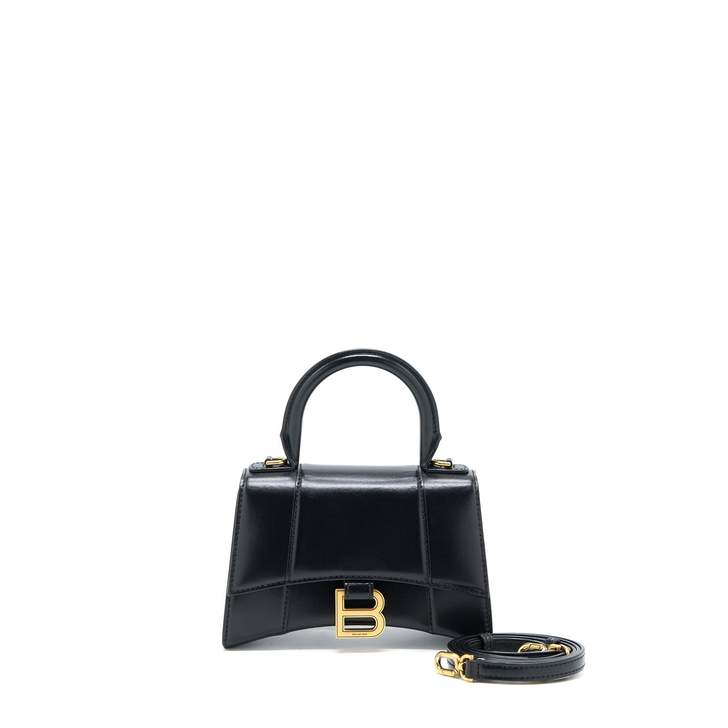 Balenciaga Hourglass Calfskin Black