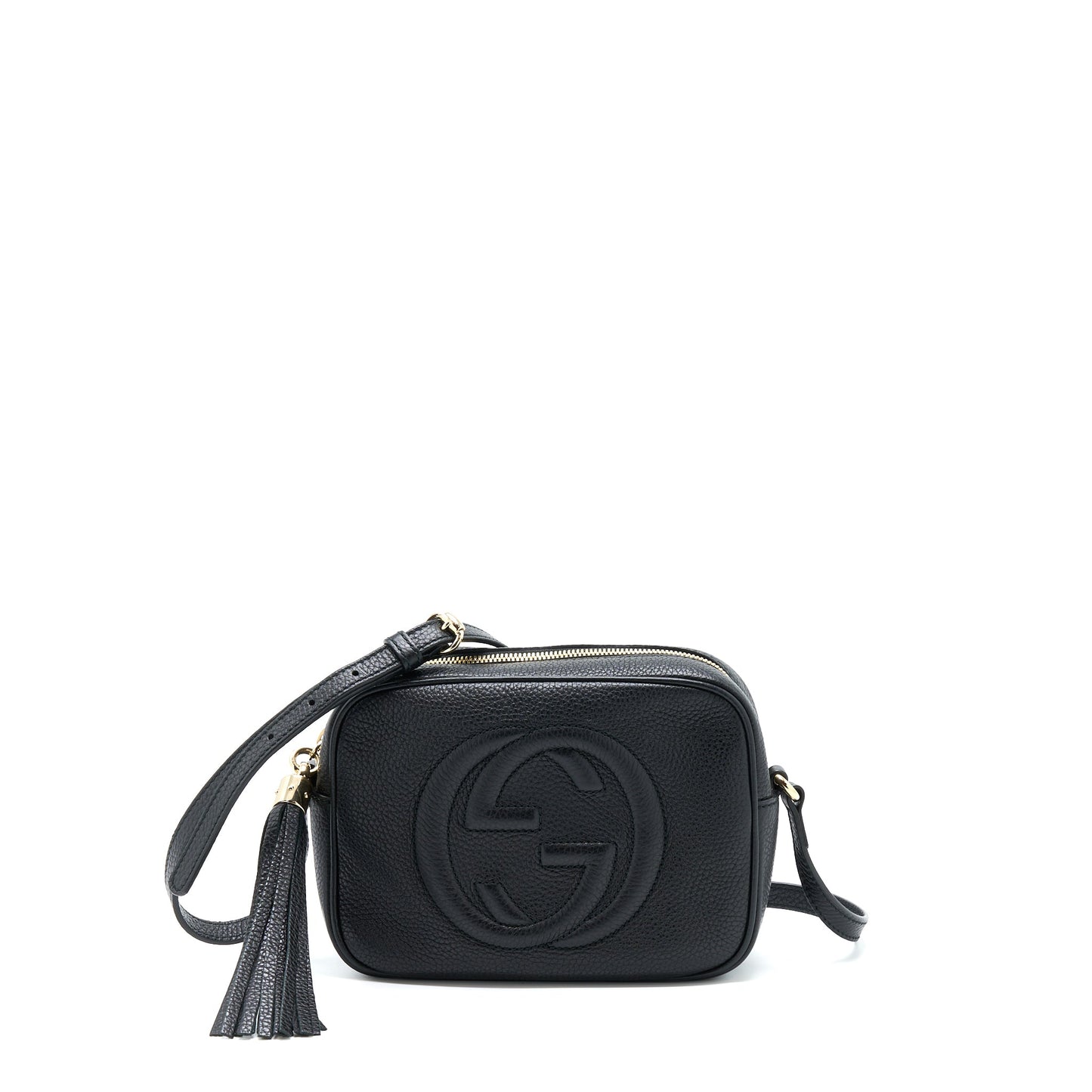Gucci Soho Camera Disco Purse Calfskin Black