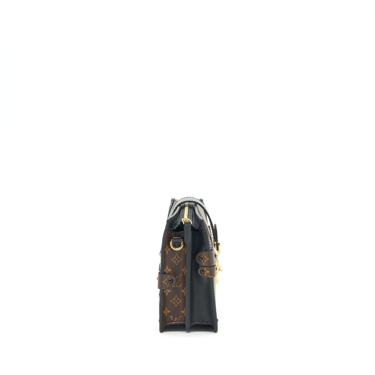Louis Vuitton Trunk Clutch Purse Monogram Reverse Canvas year 2019