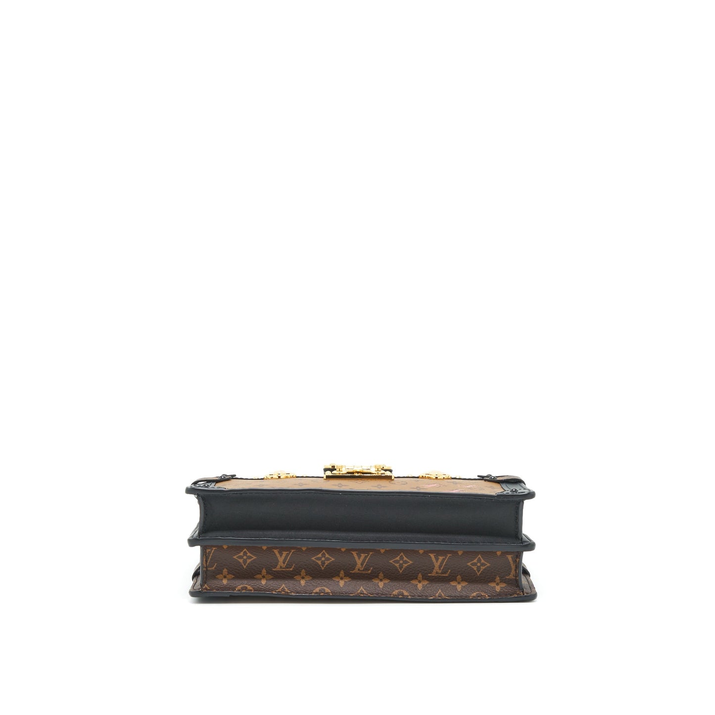 Louis Vuitton Trunk Clutch Purse Monogram Reverse Canvas year 2019