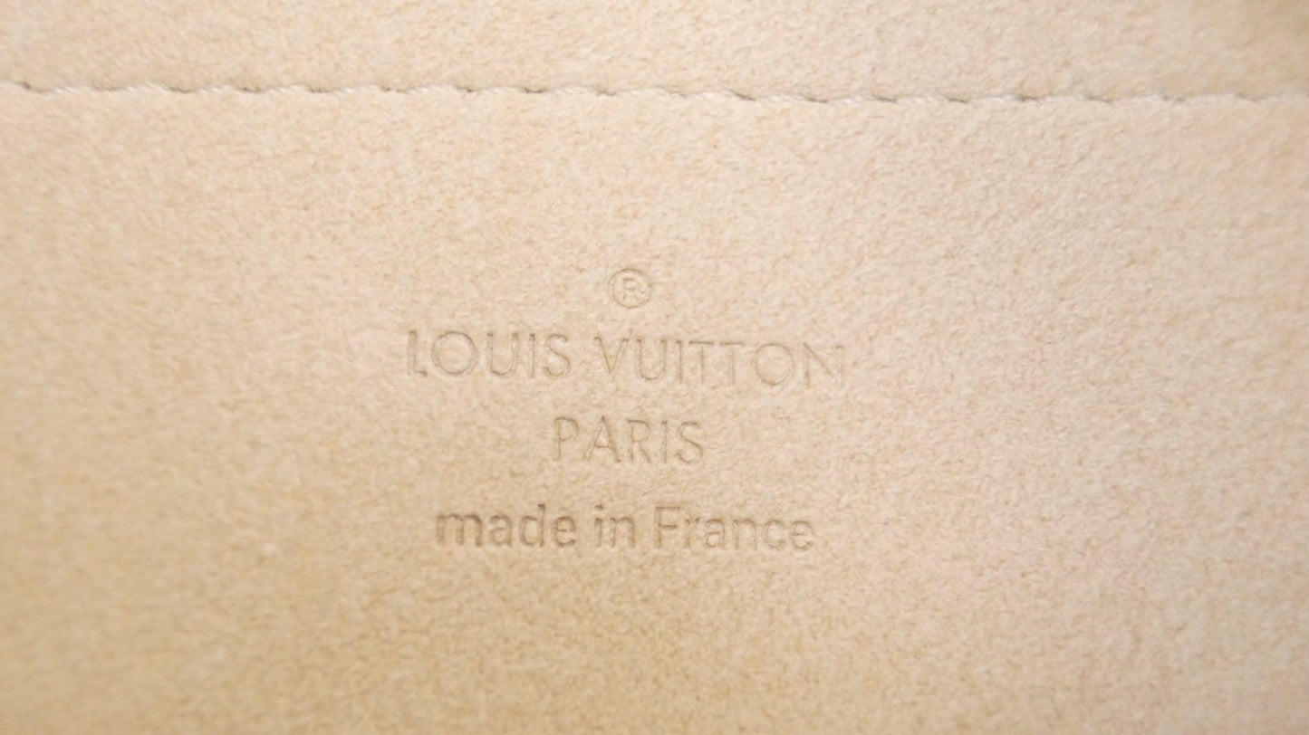 LOUIS VUITTON Damier Azur Pochette Milla MM Pouch