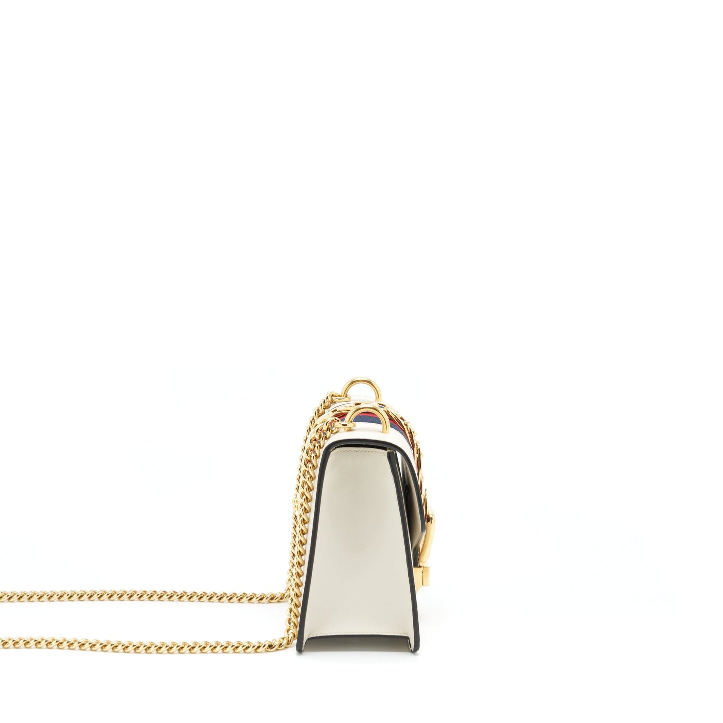 Gucci Mini Sylvie Chain Purse White