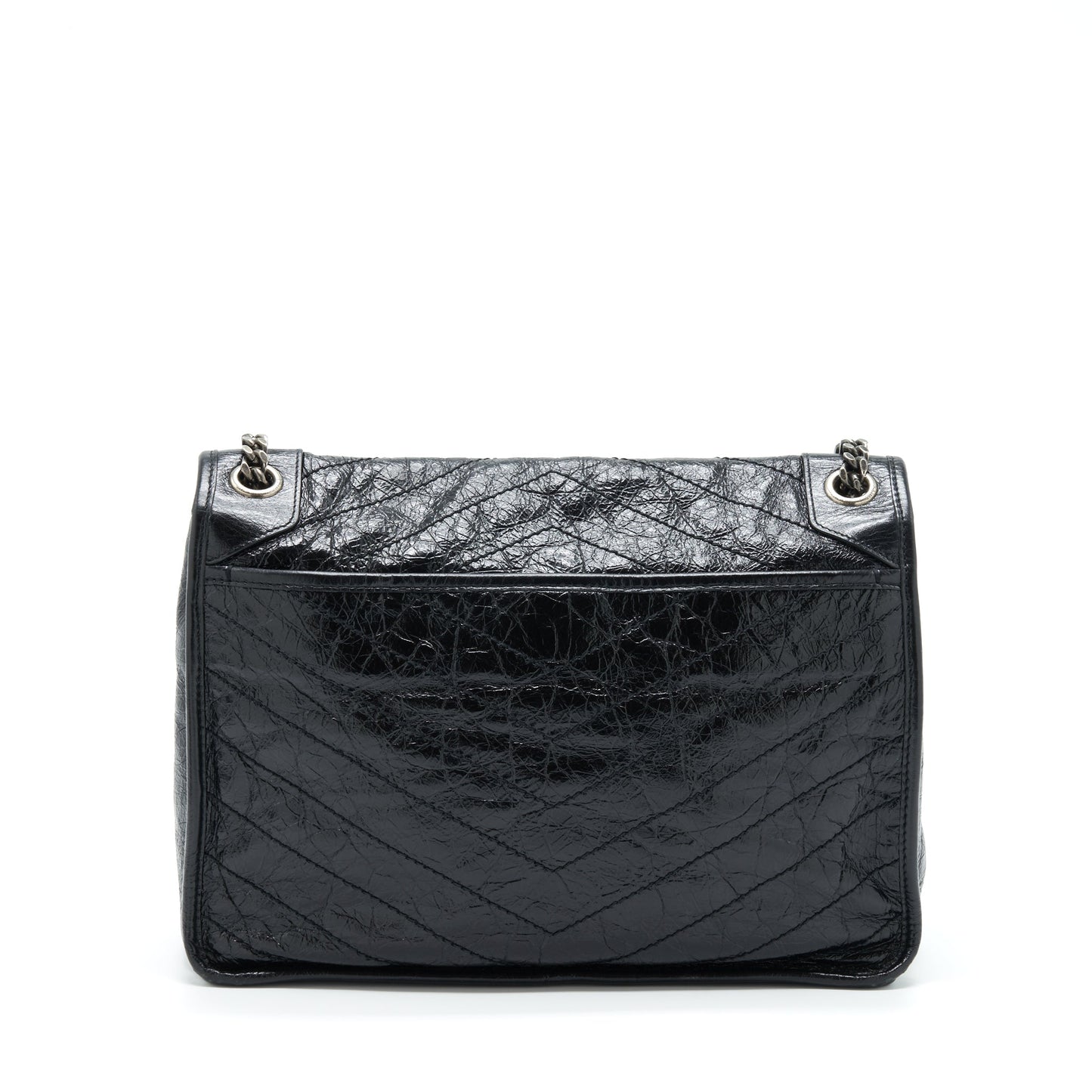 Saint Laurent Large Niki Mini Purse Calfskin Black
