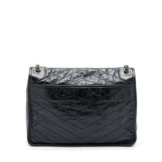 Saint Laurent Large Niki Mini Purse Calfskin Black