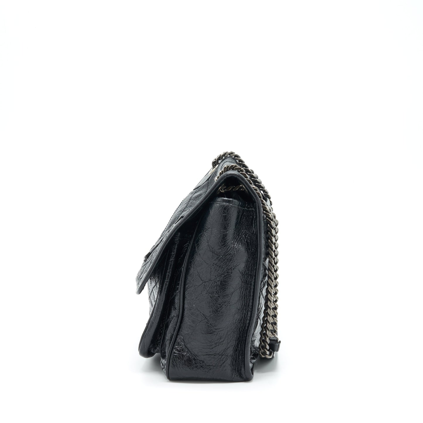 Saint Laurent Large Niki Mini Purse Calfskin Black