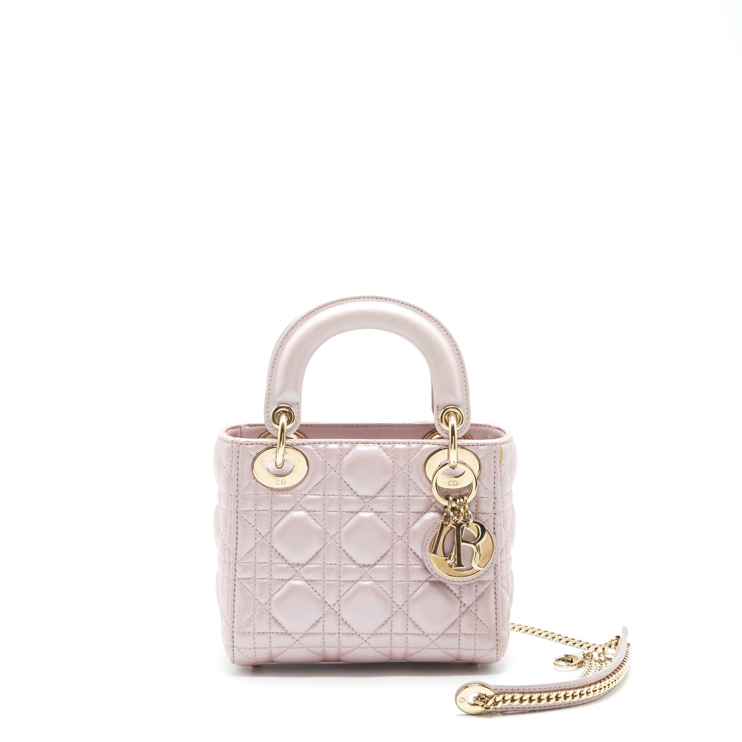 Dior Mini Lady Dior Lambskin Pink