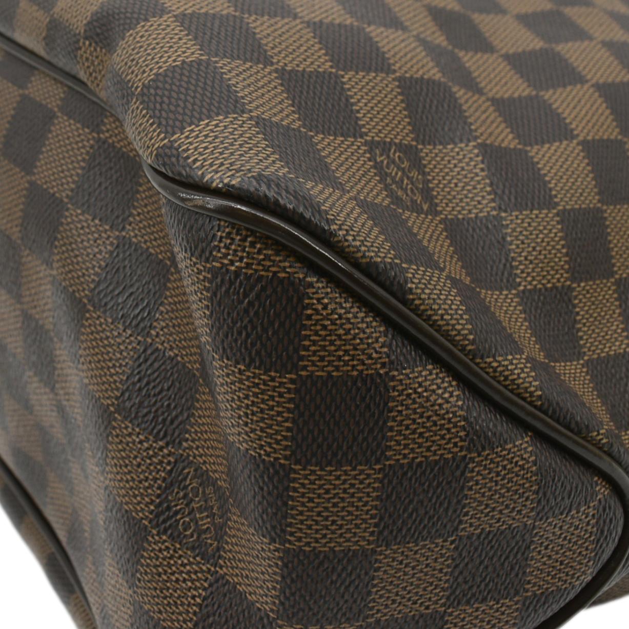 LOUIS VUITTON Delightful MM Damier Ebene Hobo Bag Brown