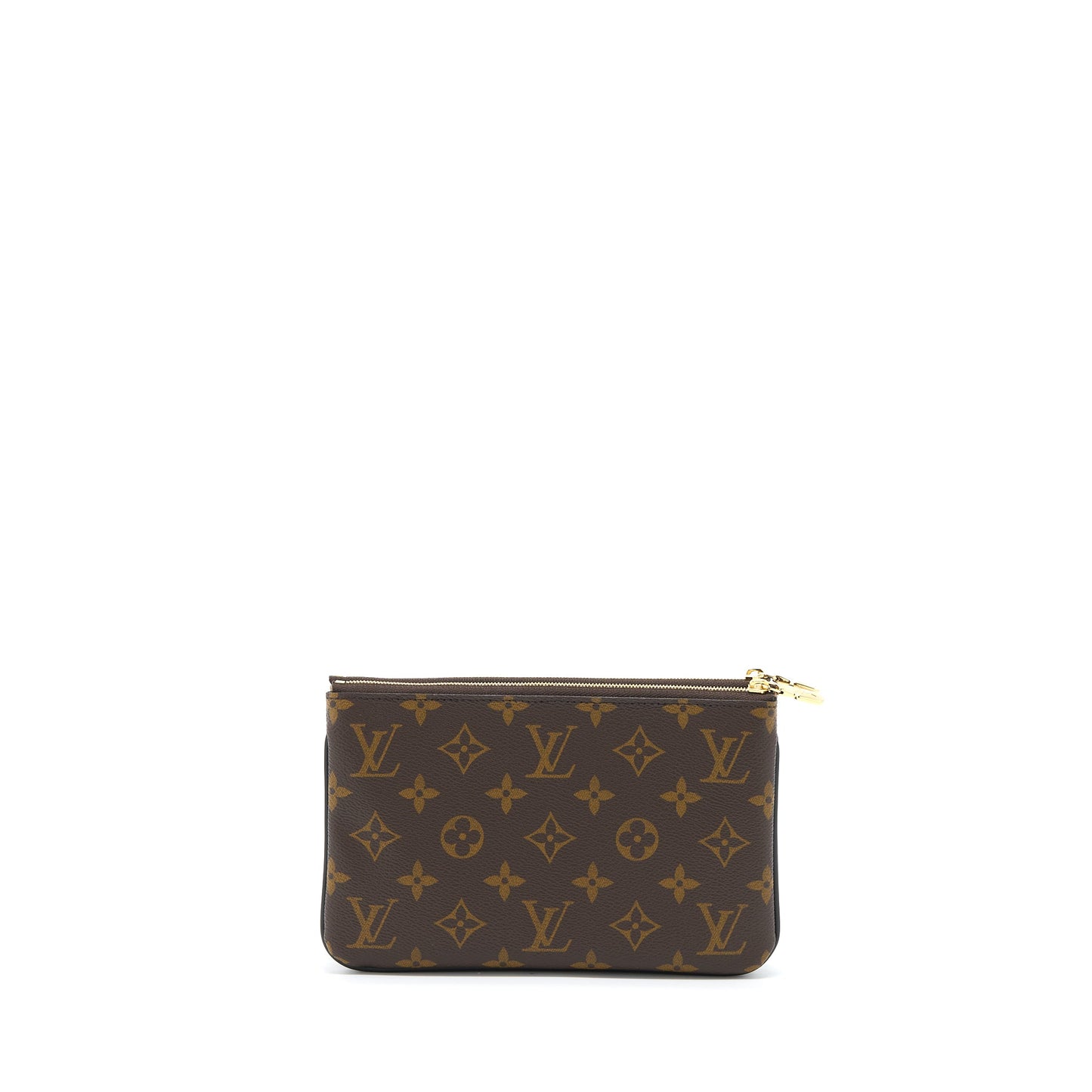 Louis Vuitton Double Zip Pochette Monogram Canvas (New version)