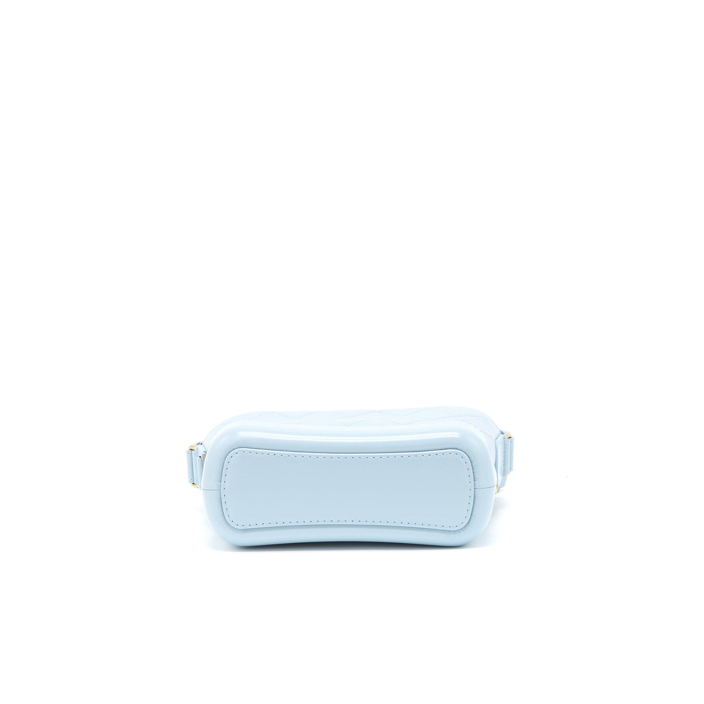 Chanel Small Gabrielle Hobo Bag Lambskin Light Blue Multicolour Hardware