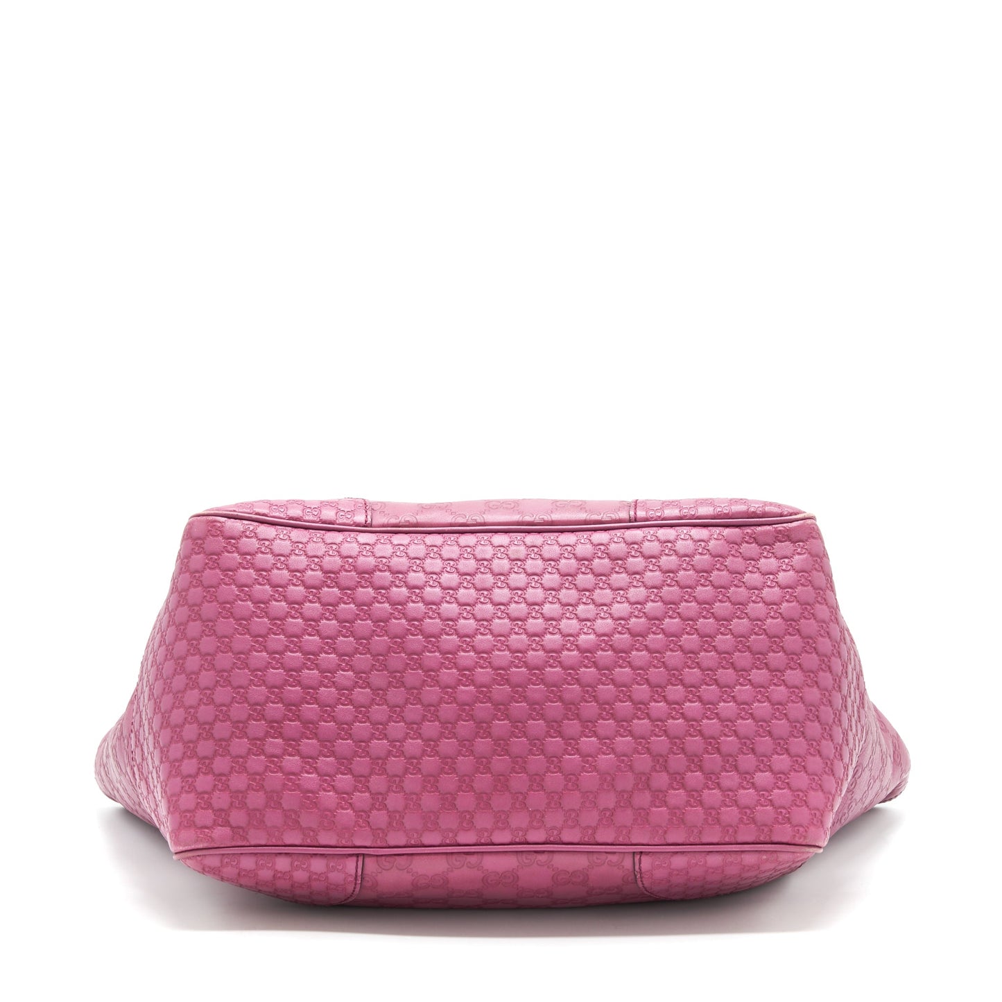 Gucci leather shopping Tote Purse raspberry Pink