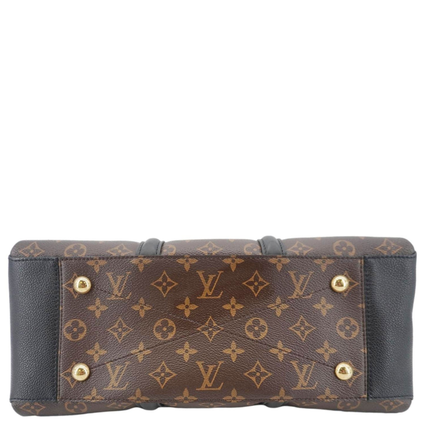 LOUIS VUITTON Soufflot MM Monogram Canvas Shoulder Bag Brown