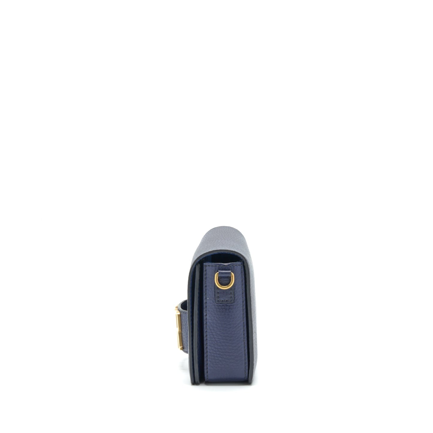 Dior J'adior Medium Flap Purse Calfskin Navy