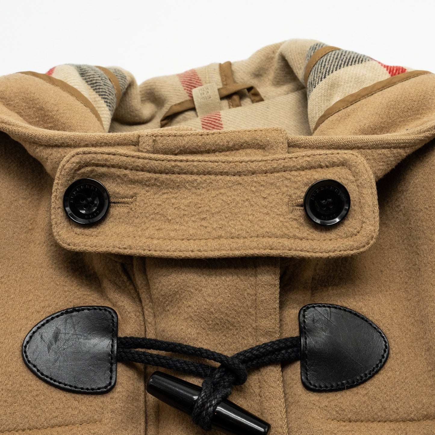 Burberry Size 38 Mersey Duffle Coat Wool Brown