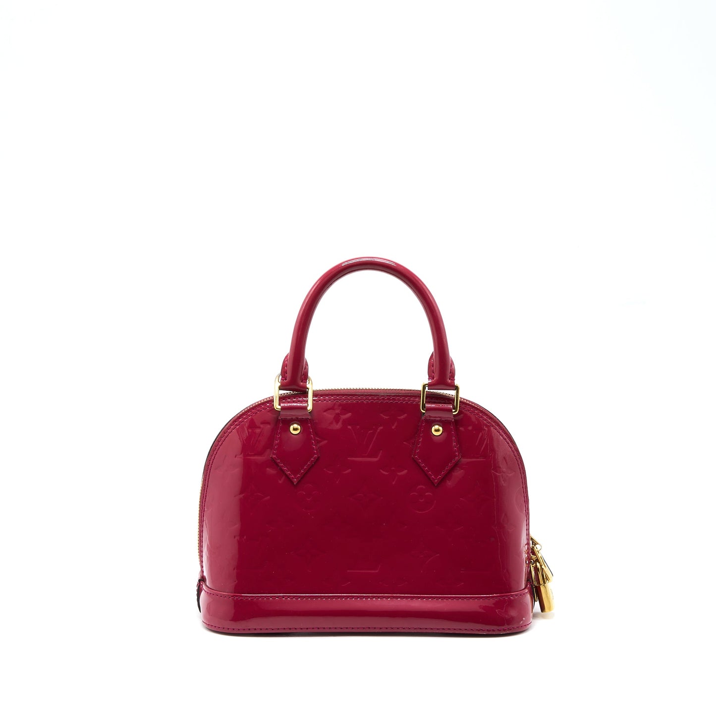 Louis Vuitton Alma Patent Dark Pink