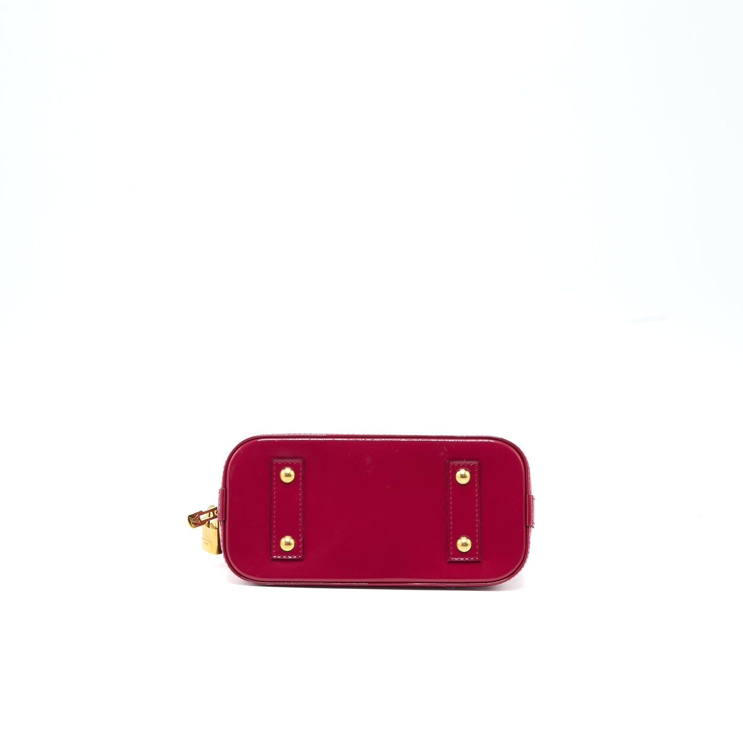Louis Vuitton Alma Patent Dark Pink