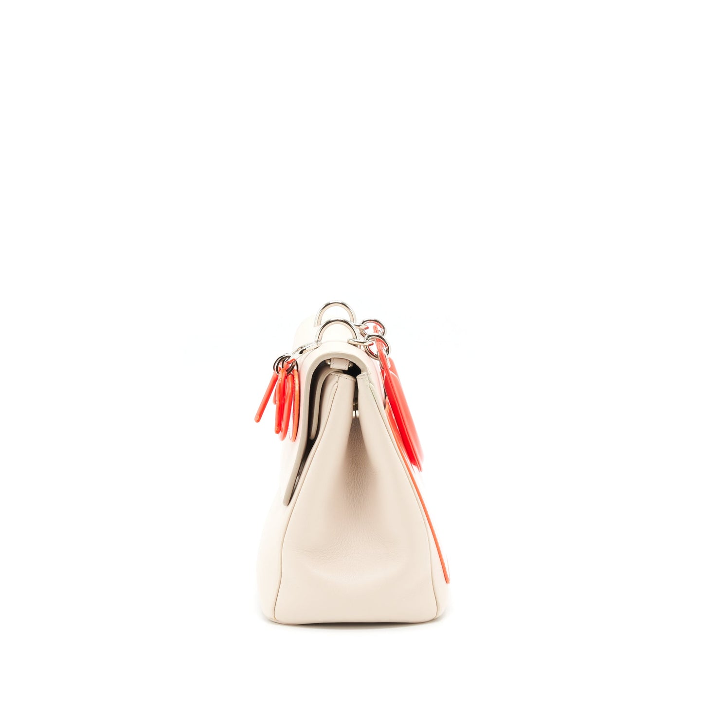 Dior Be Dior Purse Smooth Calfskin Beige / Bright Pink