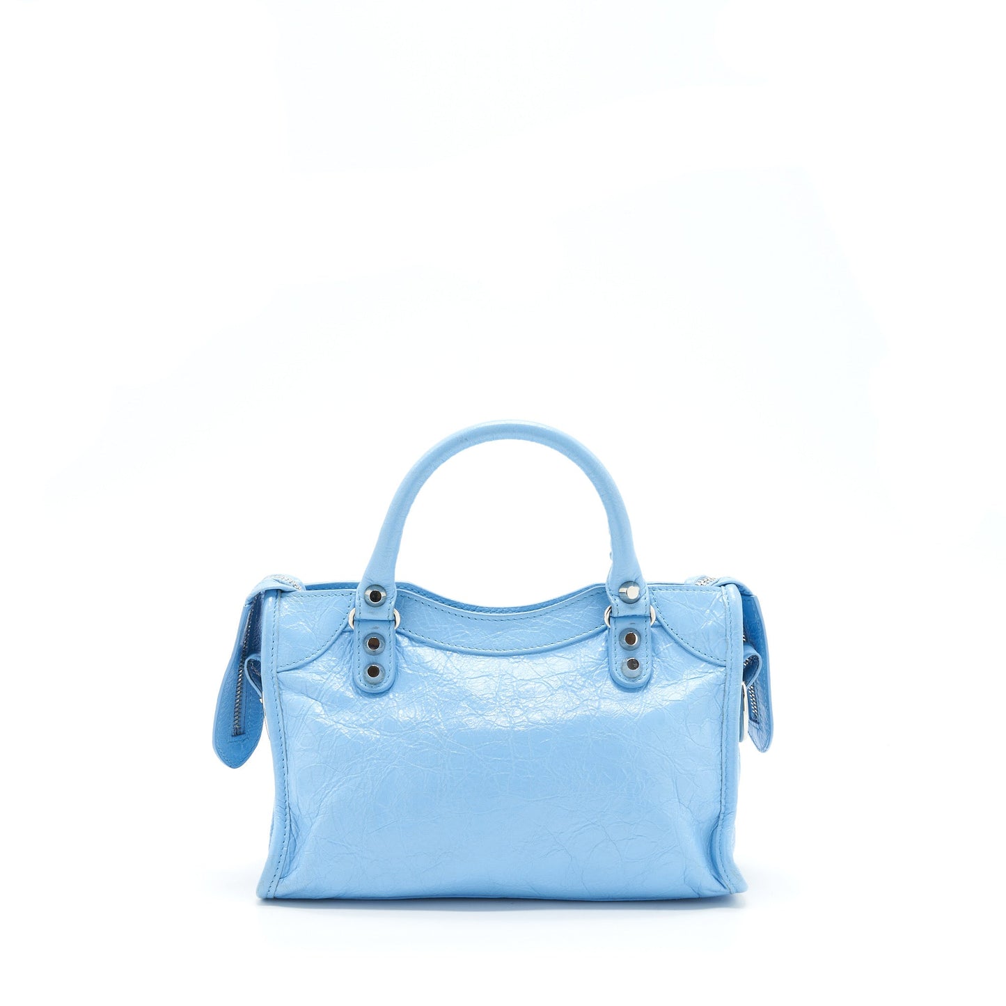 Balenciaga Mini City Purse Light Blue