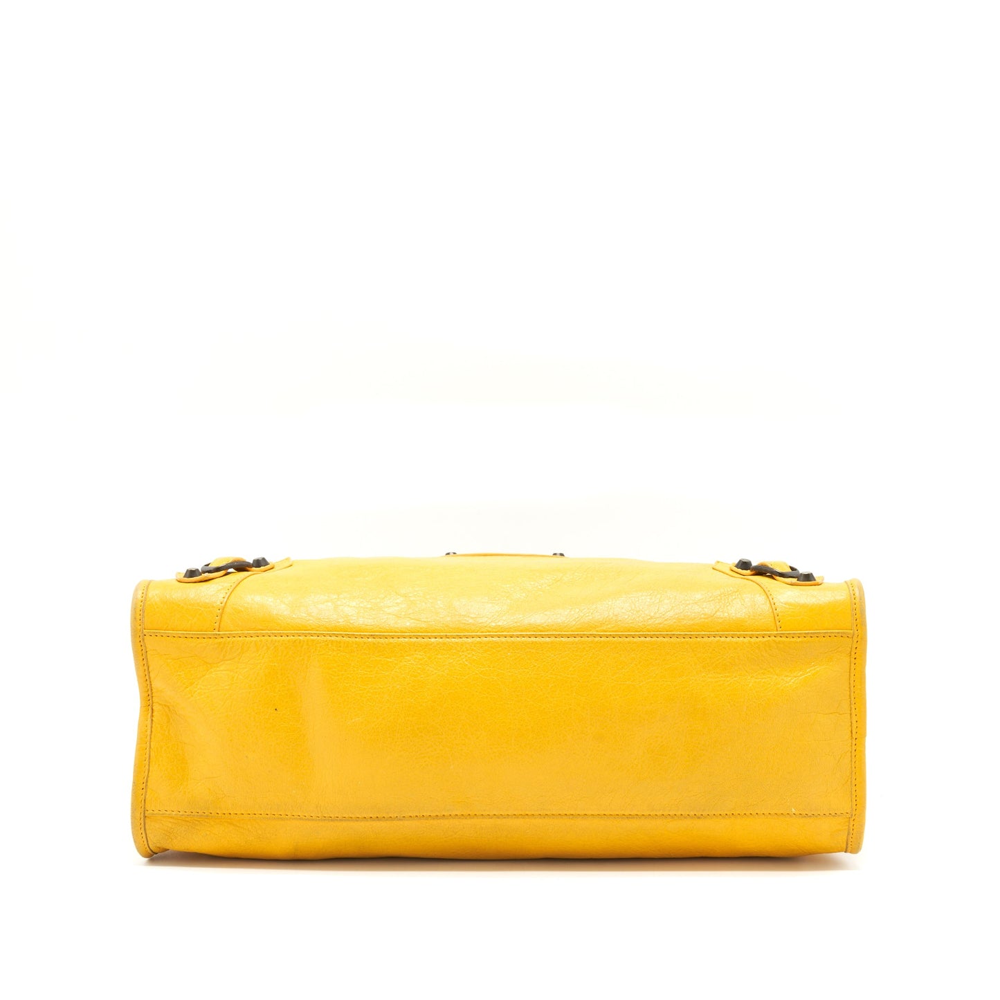 Balenciaga classic city Purse yellow ruthenium hardware