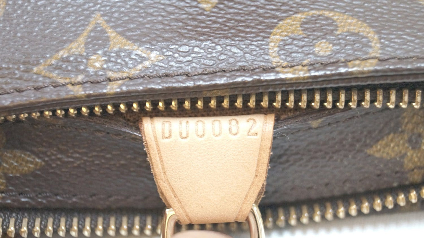 LOUIS VUITTON Monogram Canvas Cabas Piano Shoulder Bag