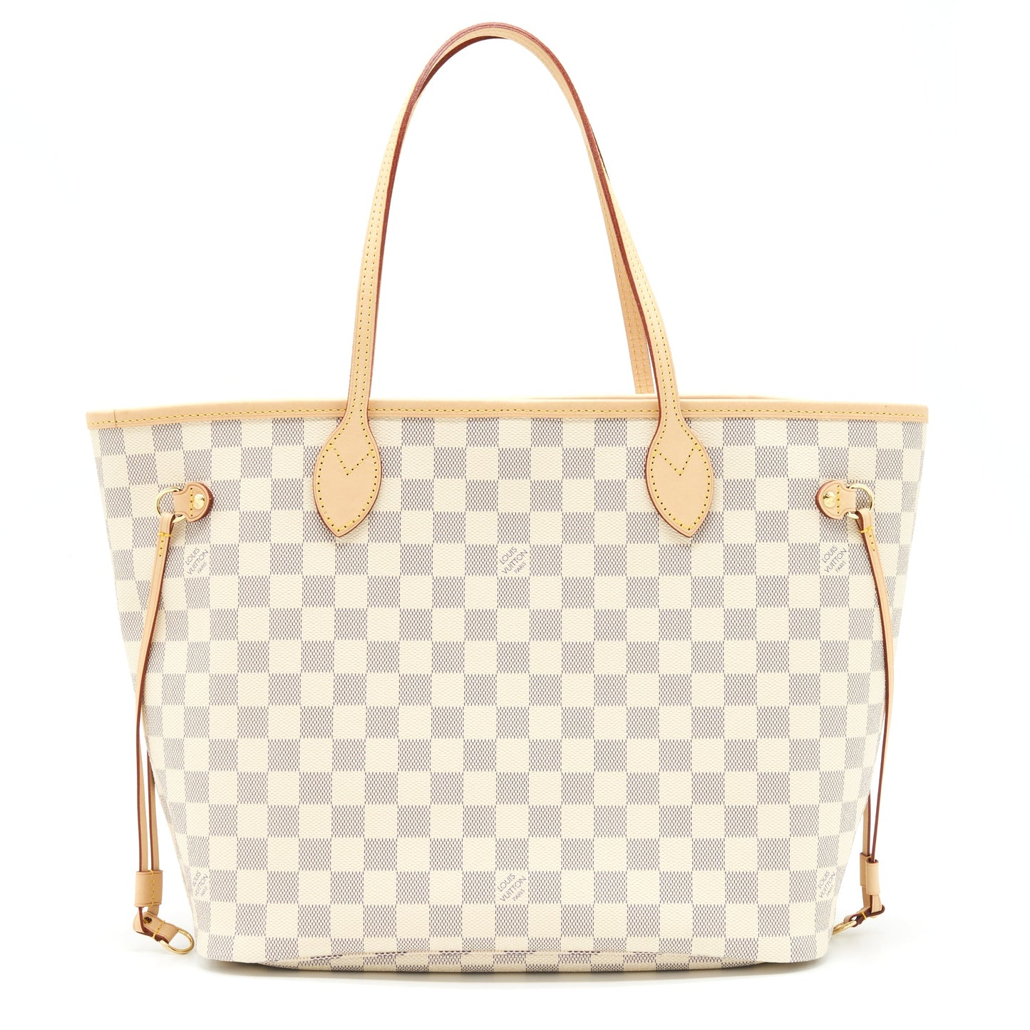 Louis Vuitton Neverfull Damier Azur Canvas /Rose Ballerine (No Inner Pouch)